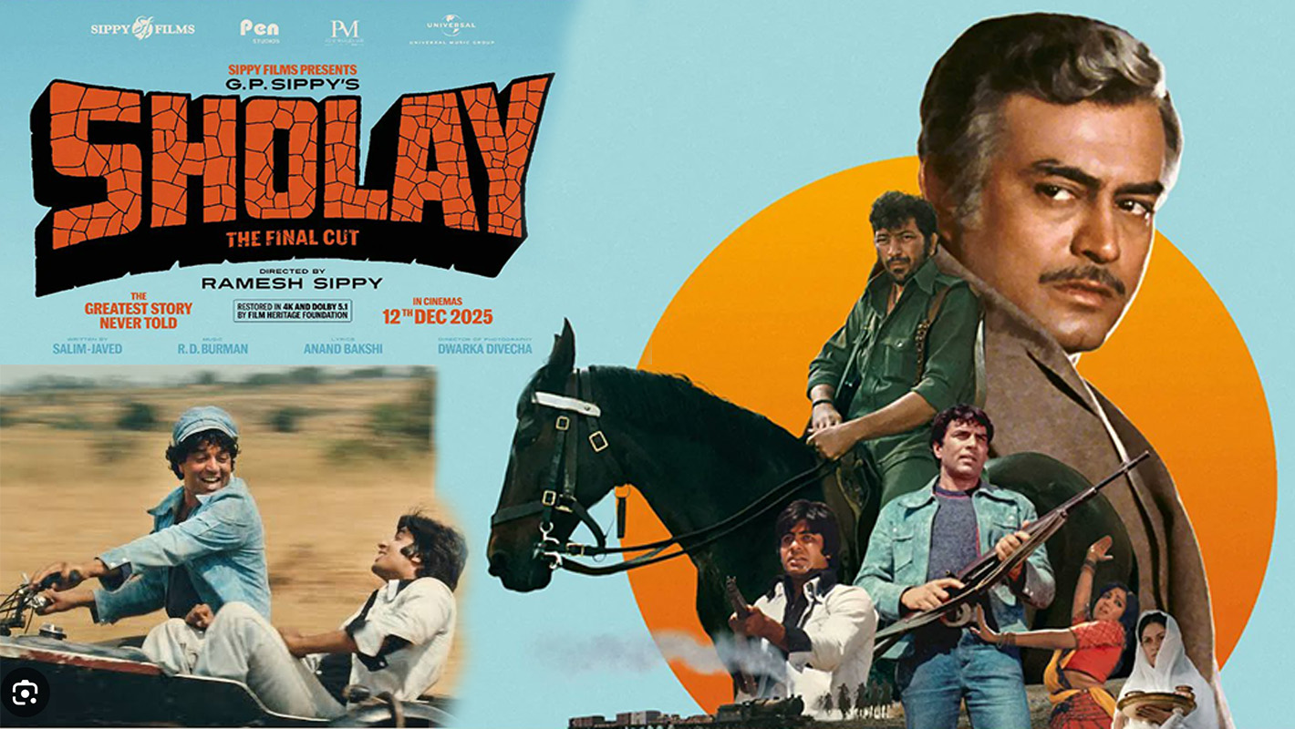 sholay movie poster
